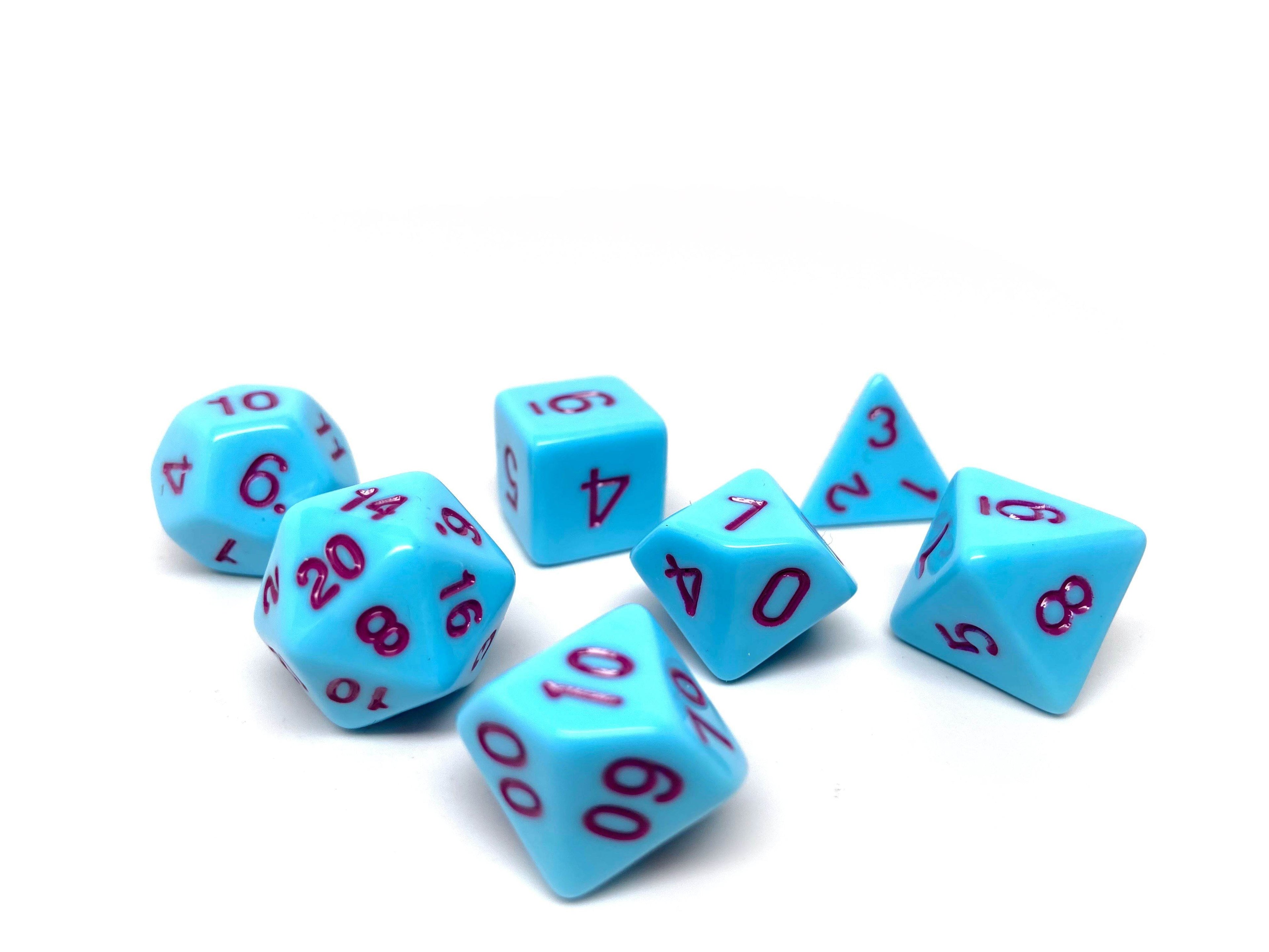 Powder Blue Opaque - 7 Piece Set - 