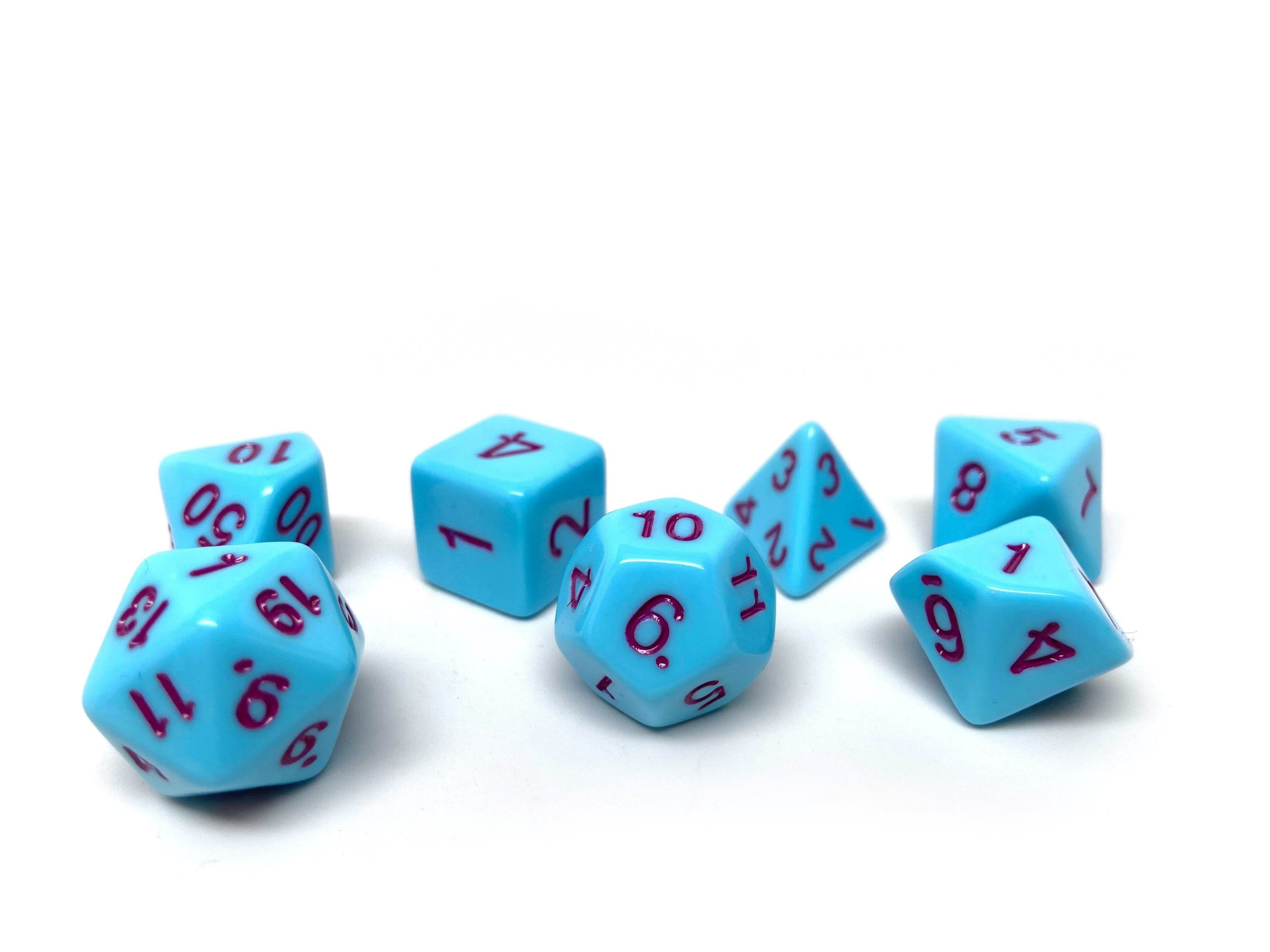 Powder Blue Opaque - 7 Piece Set - 