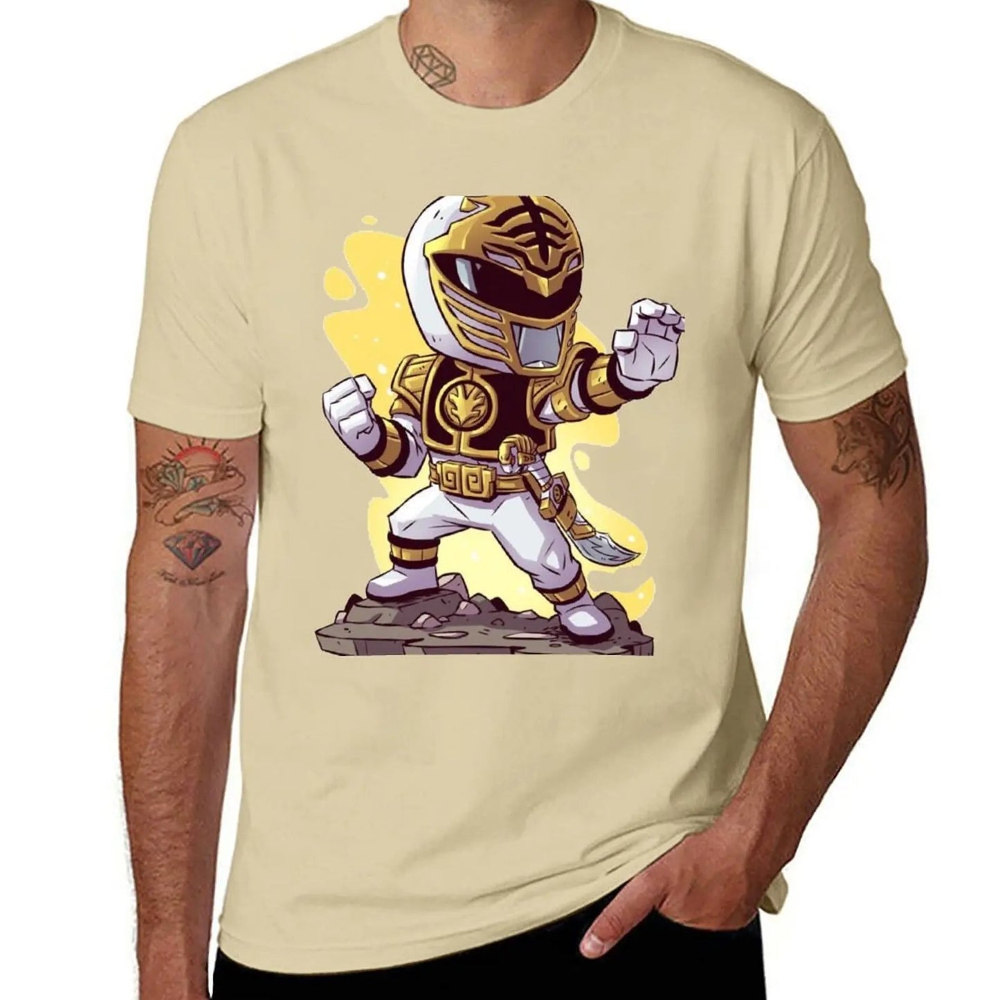 Power Ranger T-Shirt Short t-shirt graphics t shirt funny t shirts for men