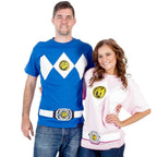 Power Rangers Costume Adult T-Shirt - Blue / XS