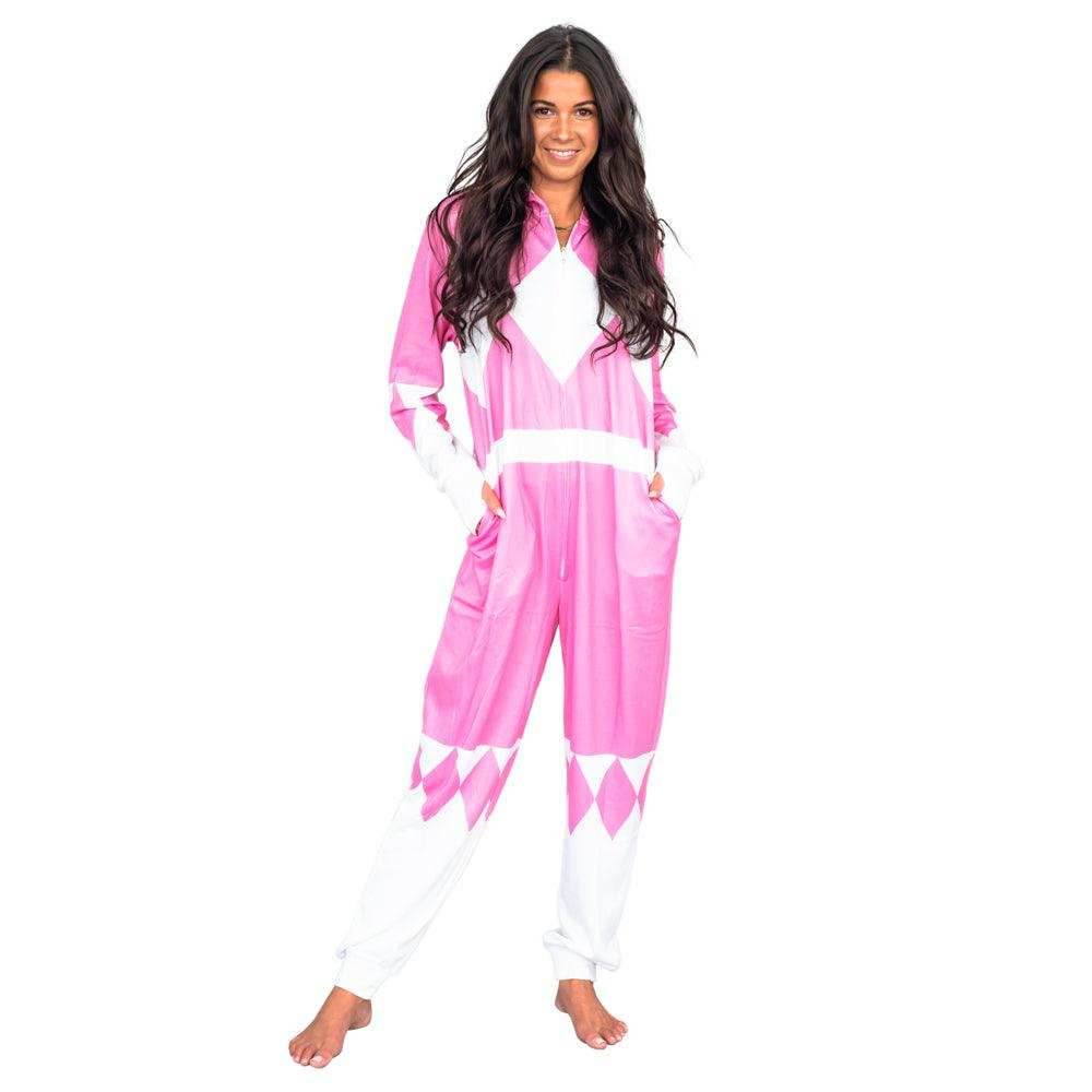 Power Rangers Costume Halloween Pajamas Jumpsuit - S / Black