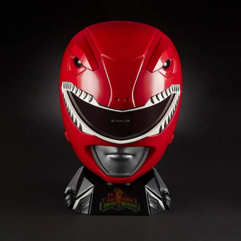 Power Rangers Red Ranger Helmet with Display Stand