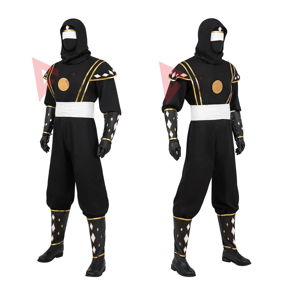 Power Rangers Samurai Cosplay Costume Black