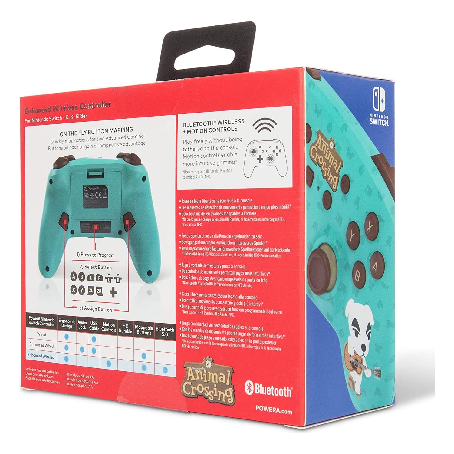 PowerA Enhanced Wireless Controller for Nintendo Switch - Animal Crossing: K.K. Slider