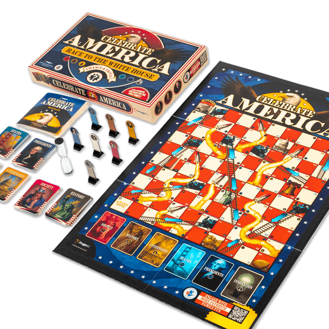 Celebrate America: Race to The White House Board Game | Made in the USA