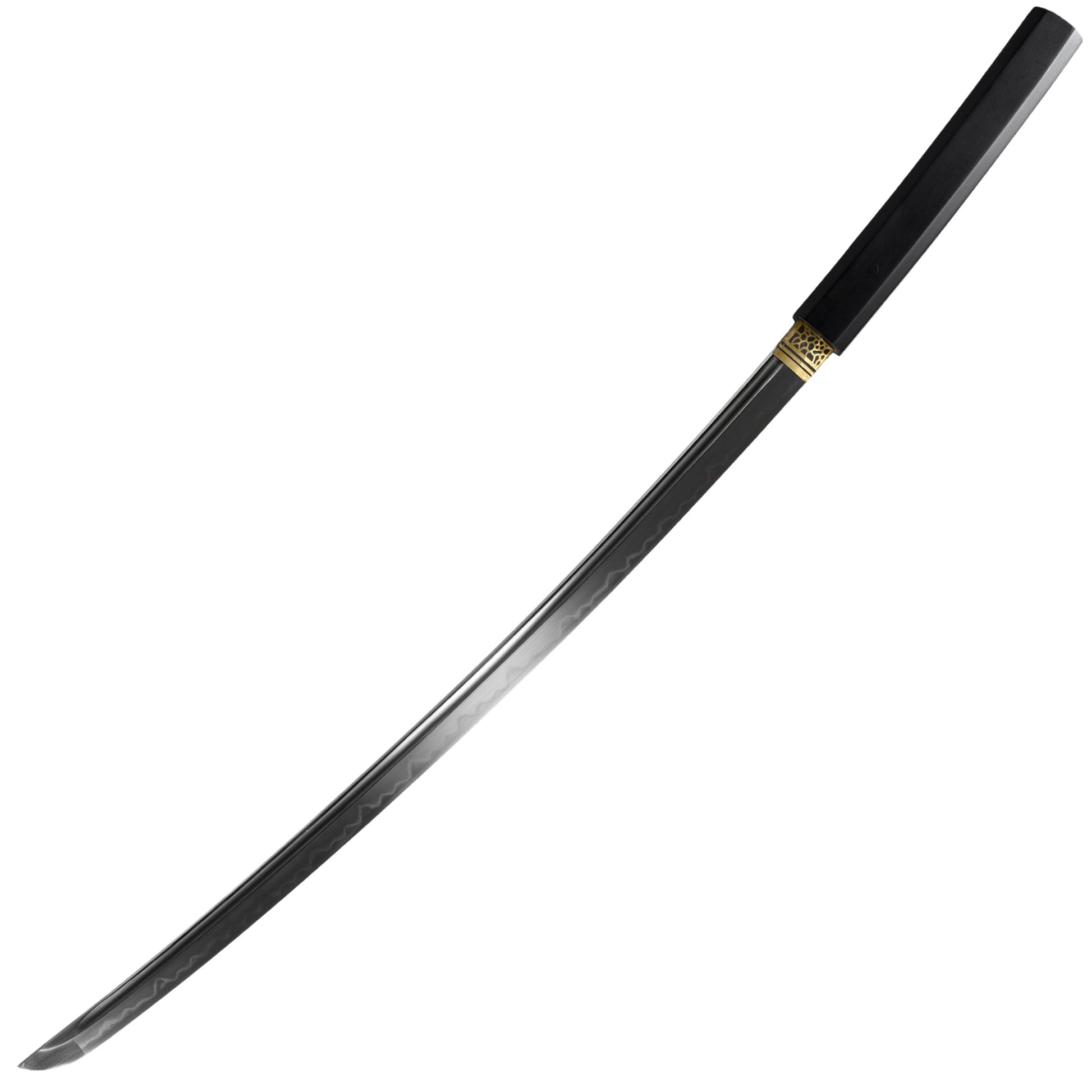 Premium Black Traditional Wooden Shirisya Katana