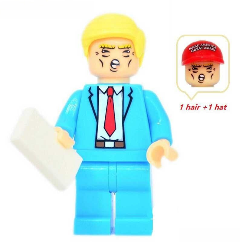 President Donald Trump Lego Minifigures custom toys