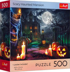 Trefl Halloween: Scary Haunted Mansion 500 Piece Puzzle