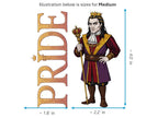 Pride Superbia 7 Sinkins™ Vinyl Sticker – Personification of Pride | Waterproof & UV-Proof - Medium