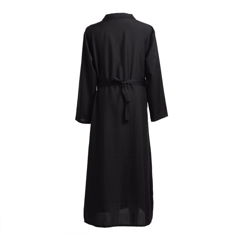 Priest Robe Black Halloween Party Cosplay Costume