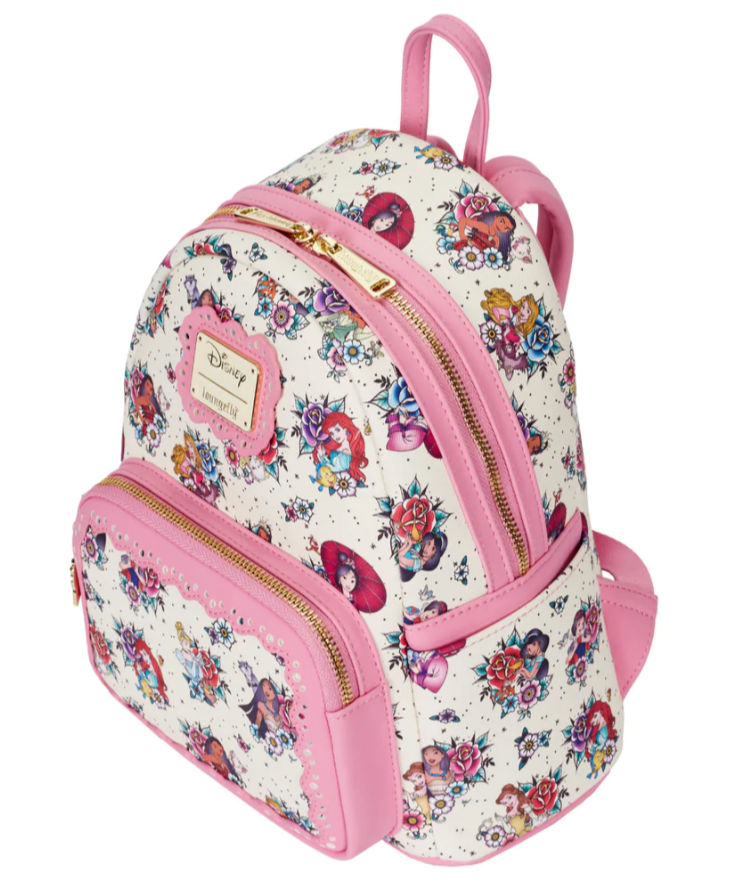 Disney Princess Floral Tattoo Mini Backpack