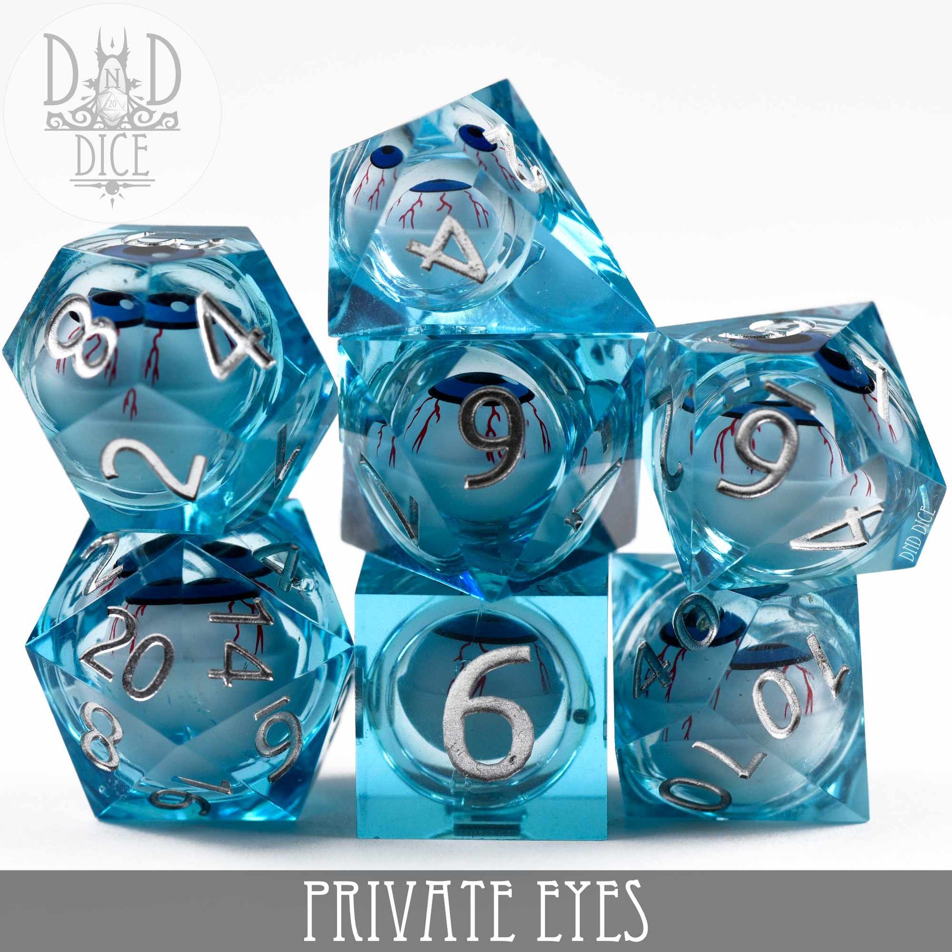 Private Eyes Liquid Core Dice Set