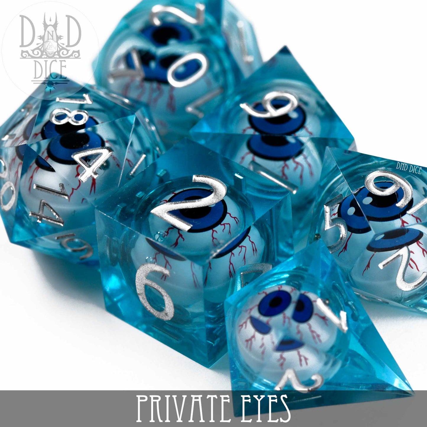 Private Eyes Liquid Core Dice Set