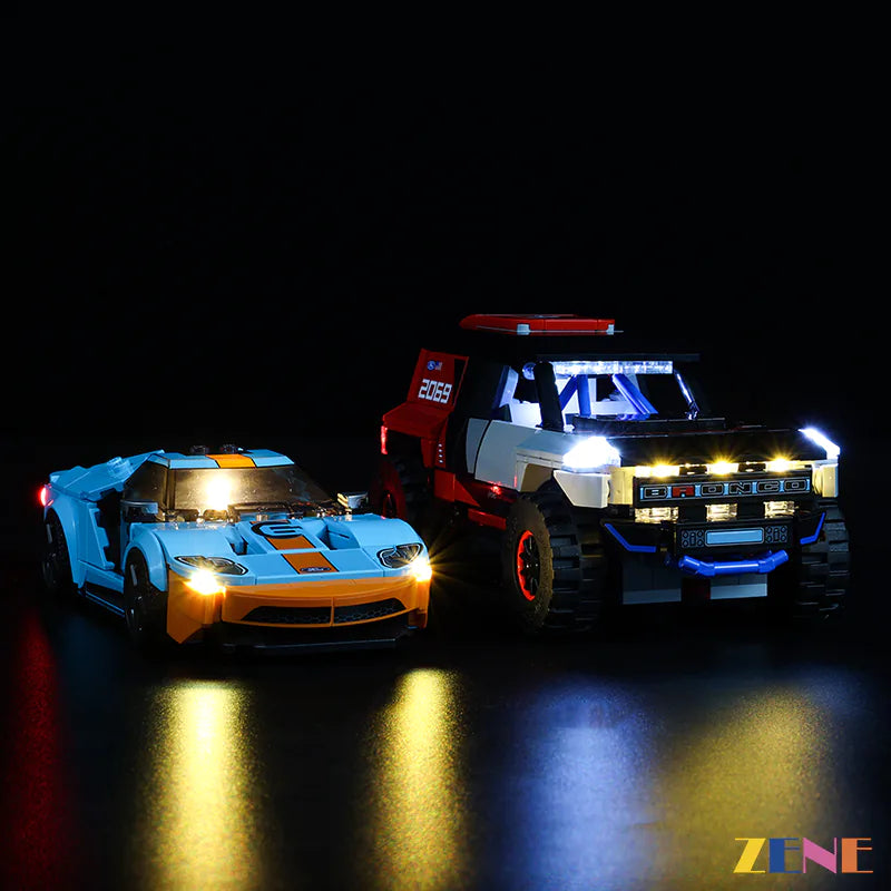 LEGO Ford GT Heritage Edition and Bronco R #76905 Light Kit