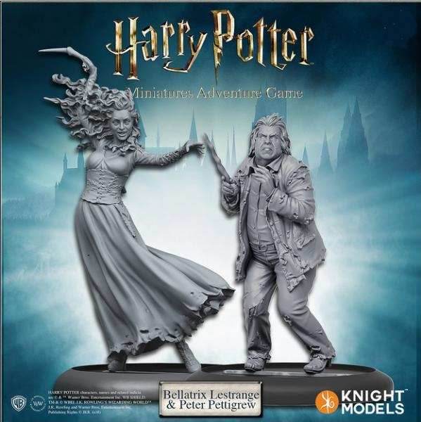 Harry Potter Miniatures Adventure Game: Bellatrix Lestrange & Peter Pettigrew Pack - 