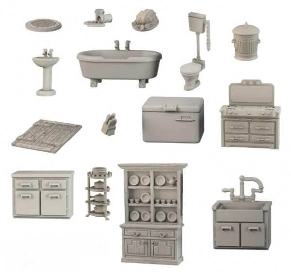 Terrain Crate: Bathroom & Kitchen - 