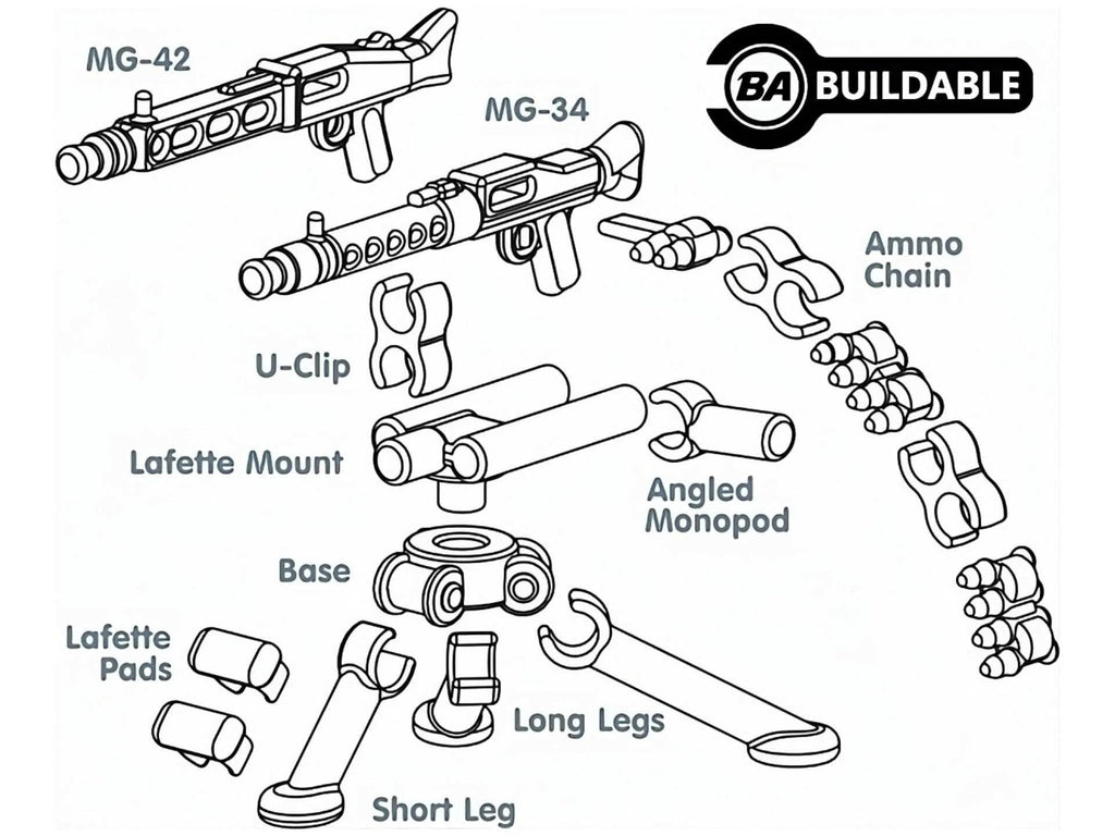 MG34 & 42 With Tripod - 