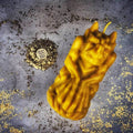 Beeswax Gargoyle Protector Spell Candle - Yellow (Protecting Success)