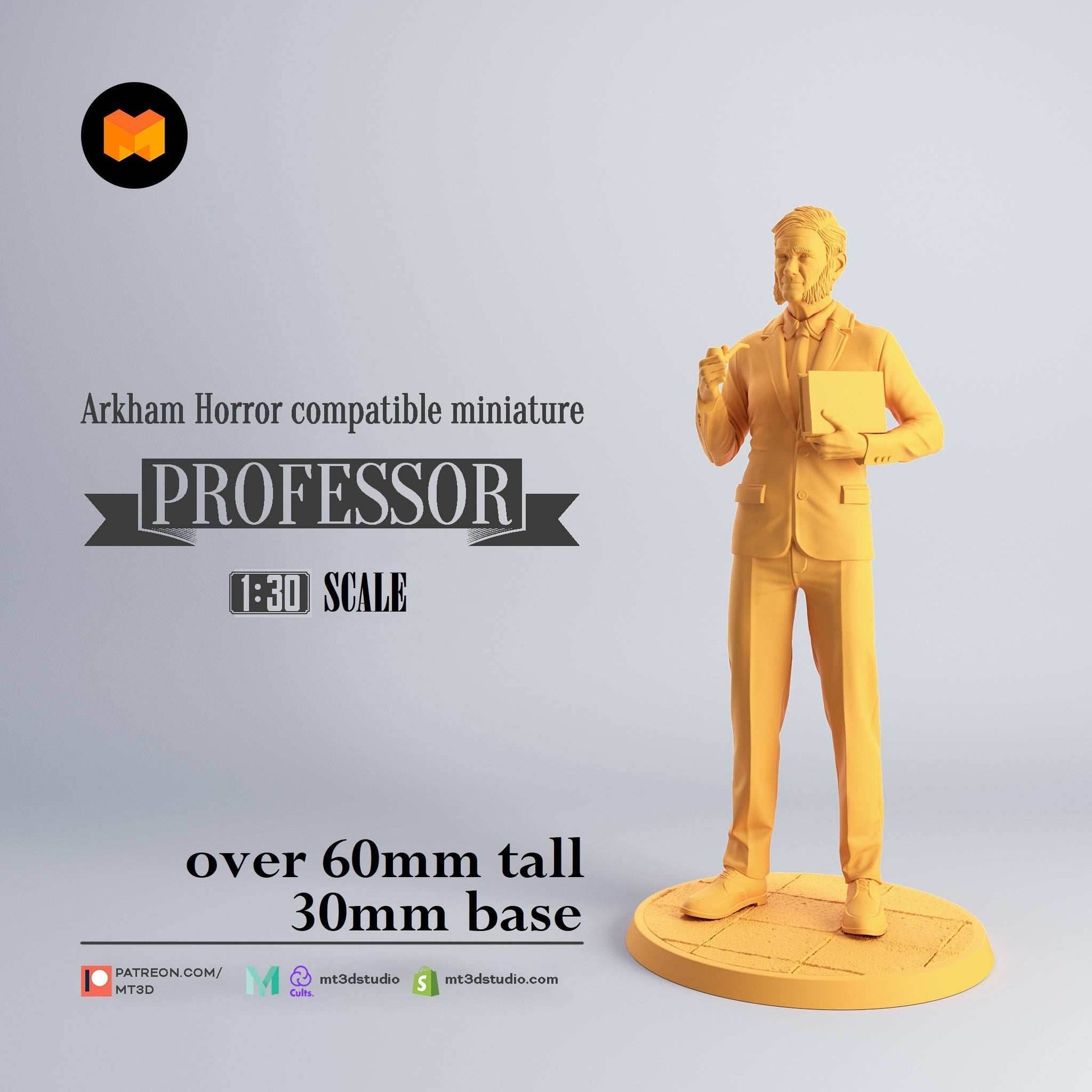 Arkham Compatible Investigator: The Professor (Harvey Walters) - 