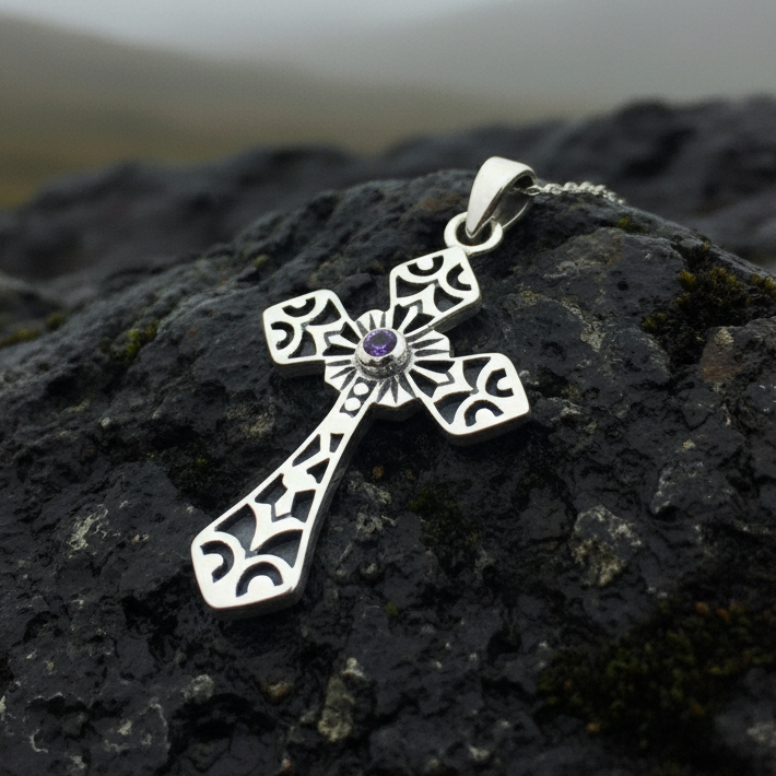 Caitlyn Celtic Cross Necklace