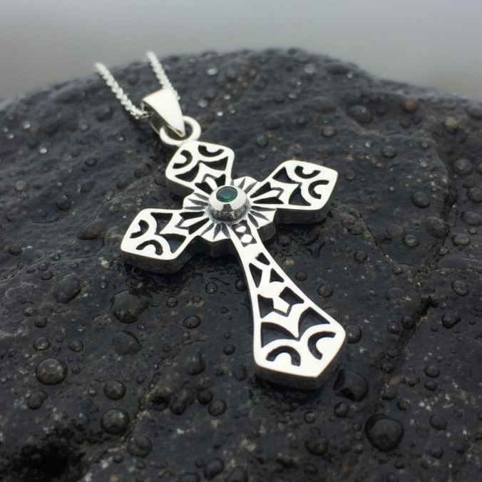 Caitlyn Celtic Cross Necklace