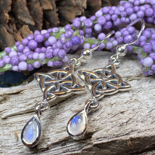 Quaternary Celtic Knot Earrings