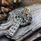 Braddan Scottish Celtic Cross Necklace