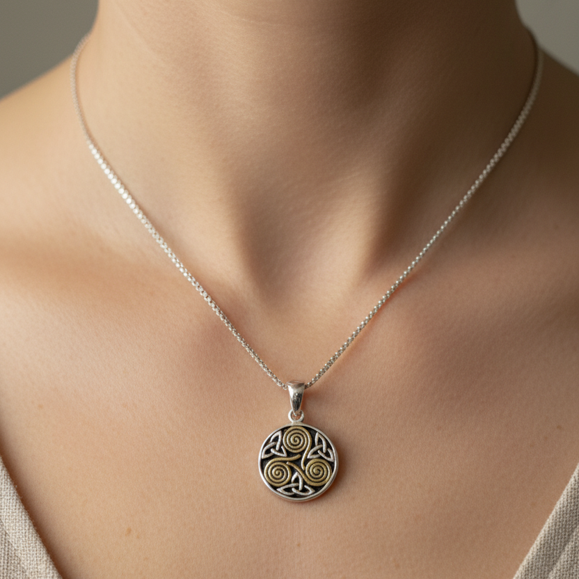 Sorcha Spiral Necklace