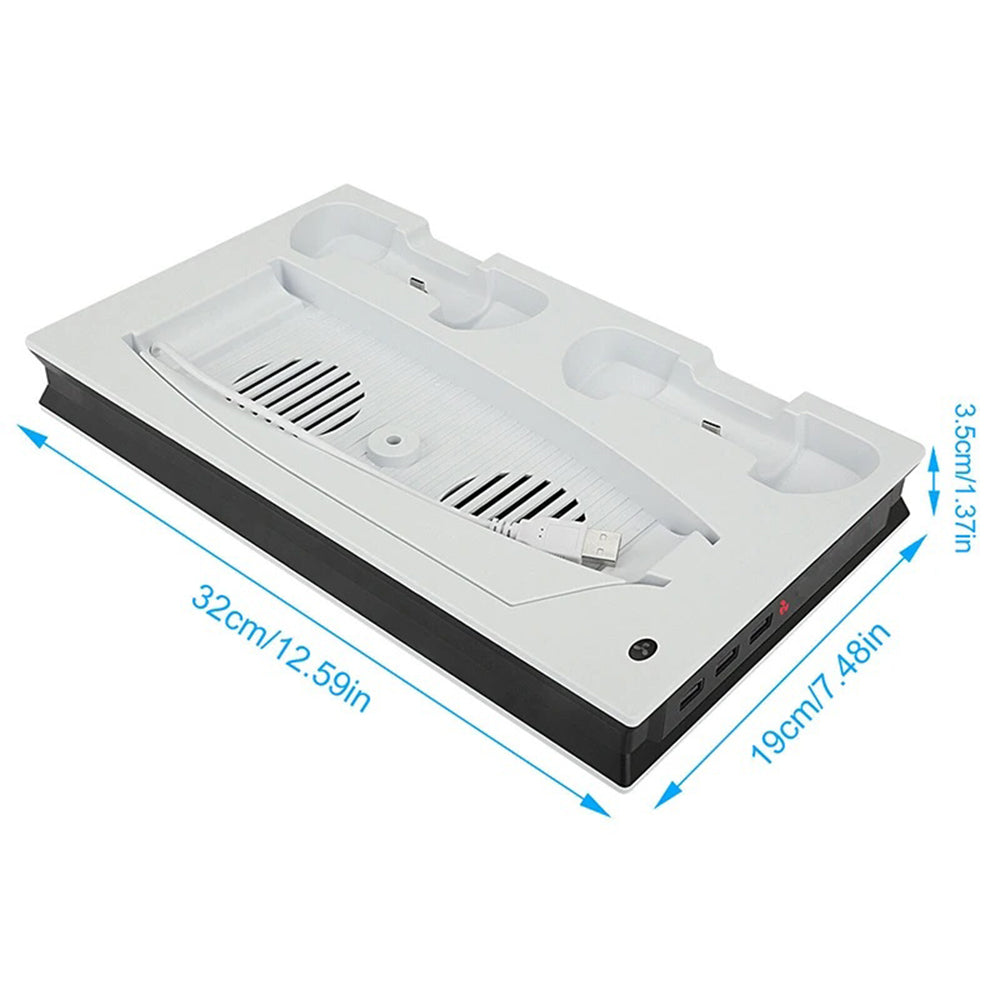 PS5 Dual Controller Cooling Charging Station with LED Light