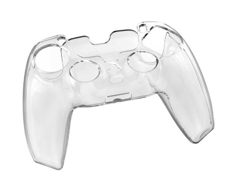 PS5 Gaming Controller Crystal Case PC Transparent Split Controller Protective Case PS5 Controller Protective Crystal Hard Case