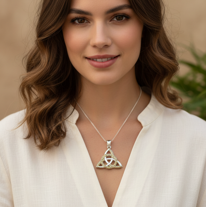 Larina Trinity Knot Necklace