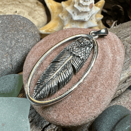 Eagle Feather Necklace - 18
