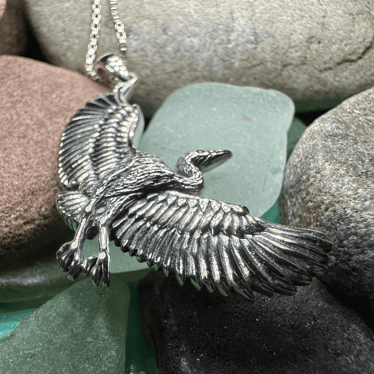 Crane Necklace - 18