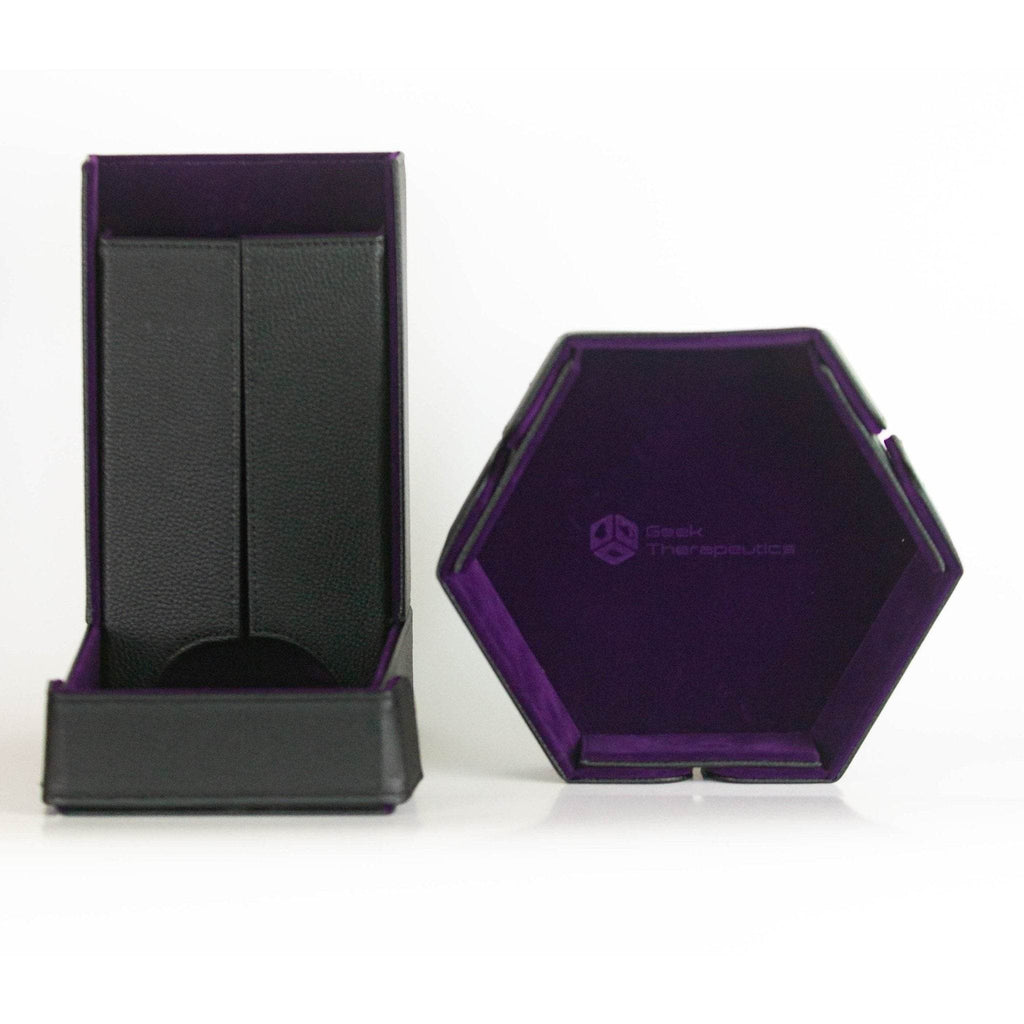 Purple Magnetic Travel Dice Tray - 