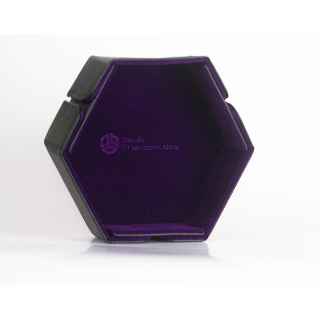 Purple Magnetic Travel Dice Tray - 