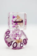 Purple Koi Fish RPG Dice Set - 