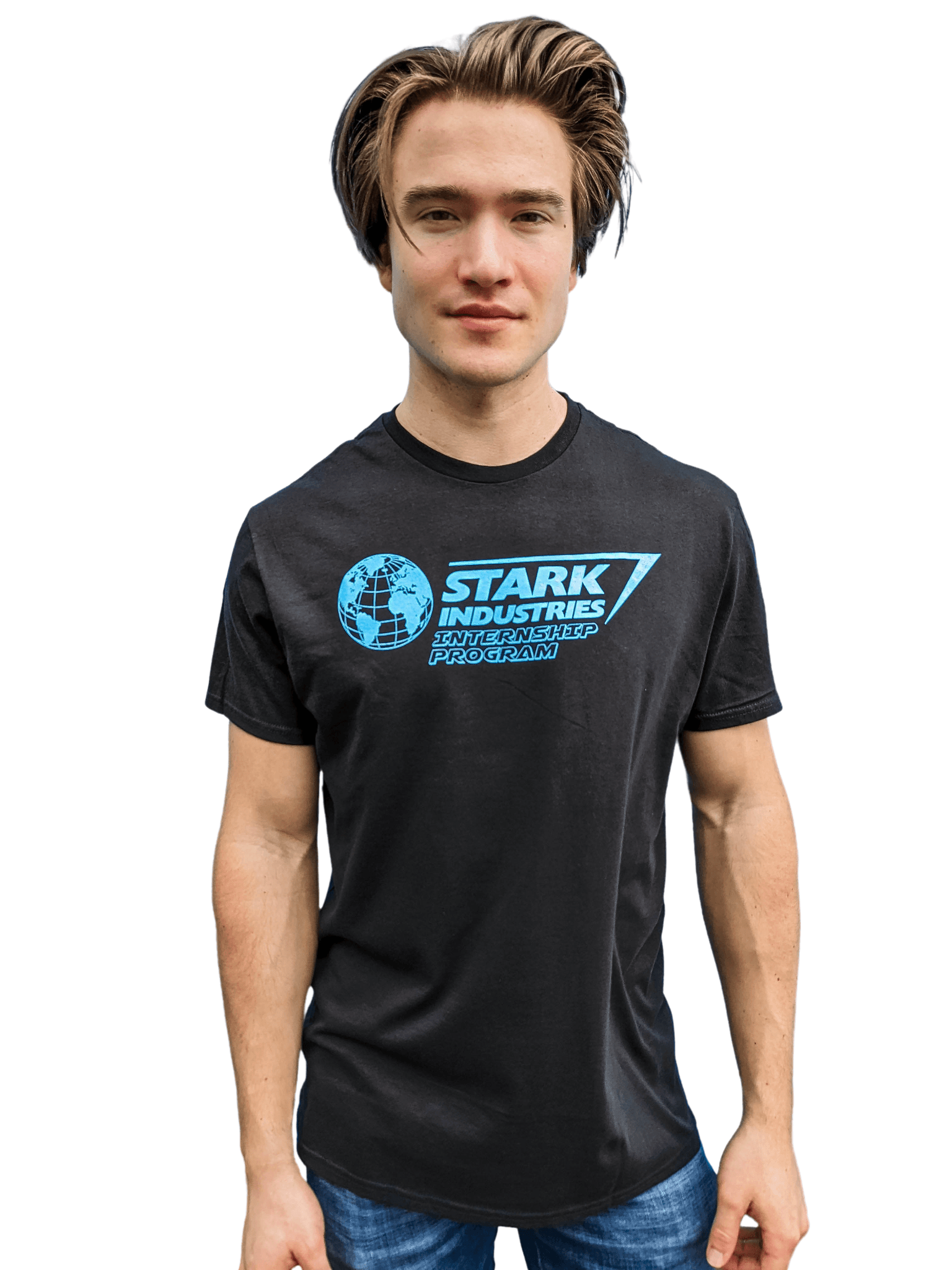 Iron Man Stark Industries Intern Marvel Adult T Shirt - S