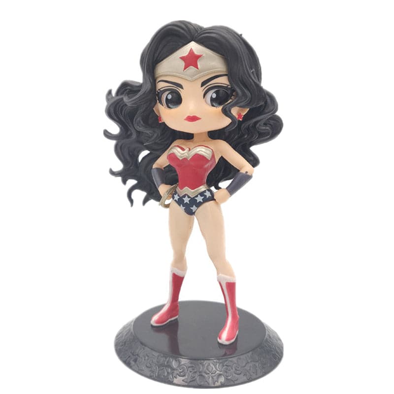 Q Version Of Marvel Superhero Princess Aisha Ann; Harley Quinn And &quot;Supergirl And Catwoman&quot; Action Doll Home Decoration Gifts