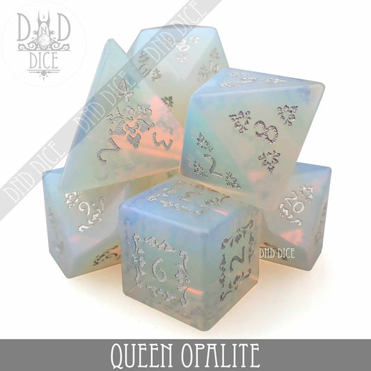 Queen Opalite Dice Set (Gift Box)