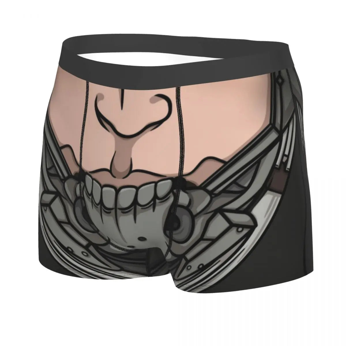 Raiden Metal Gear Solid Boxer Shorts For Men 3D Print Video Game Lover Underwear Panties Briefs Stretch Underpants