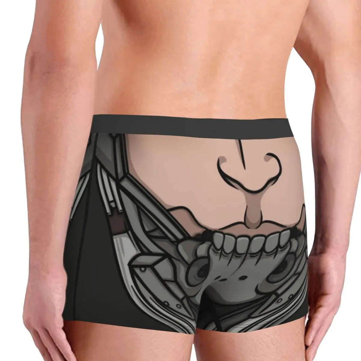 Raiden Metal Gear Solid Boxer Shorts For Men 3D Print Video Game Lover Underwear Panties Briefs Stretch Underpants