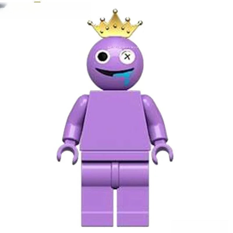 Rainbow Friends Pink (Blue) Character Lego Minifigures Custom Toys