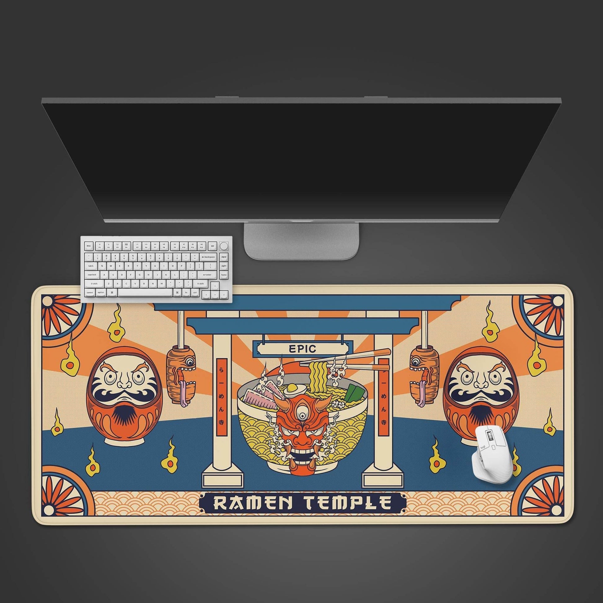 Ramen Temple Desk Pad - M (70 x 30cm)