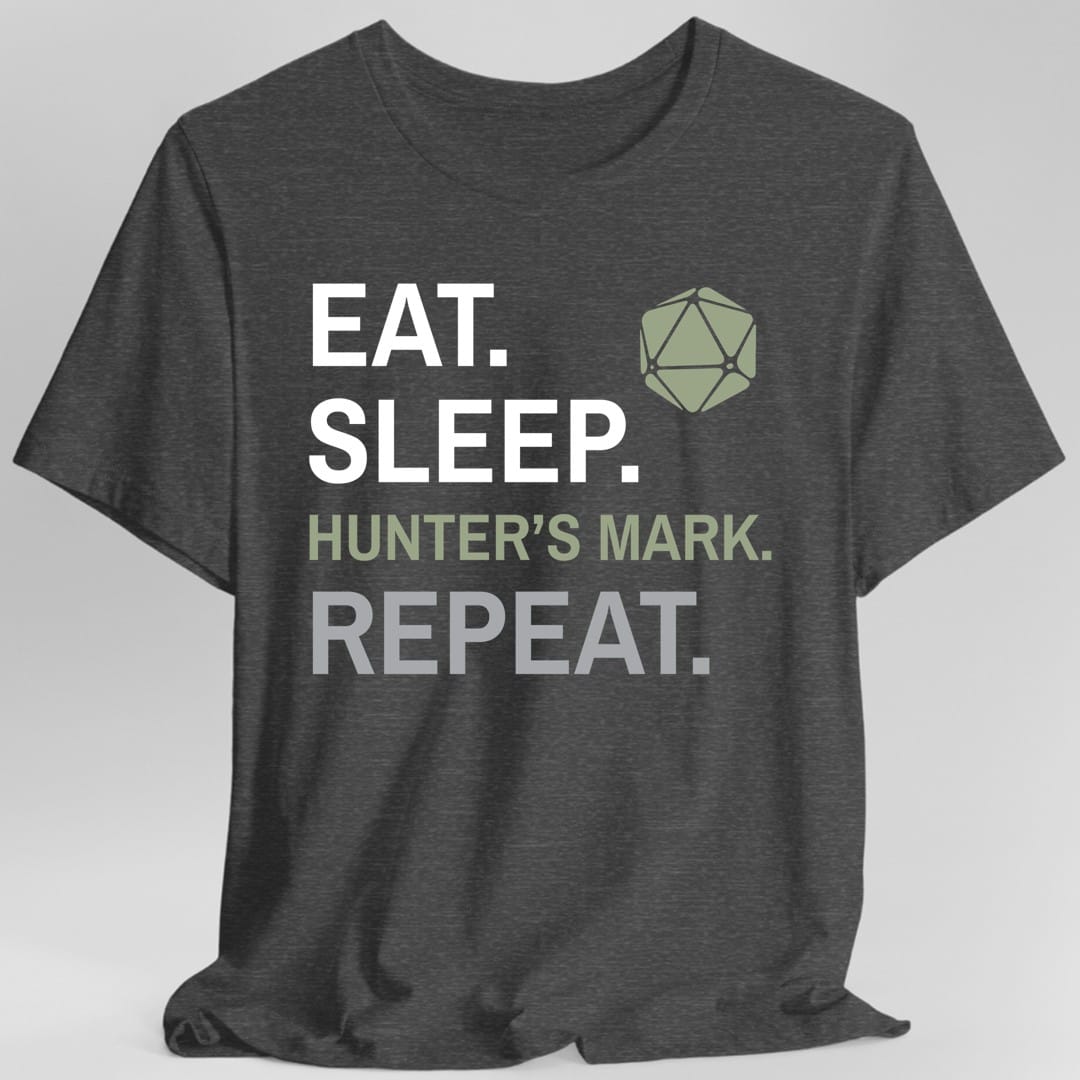Ranger Class T-Shirt – 'Eat, Sleep, Hunter's Mark, Repeat'
