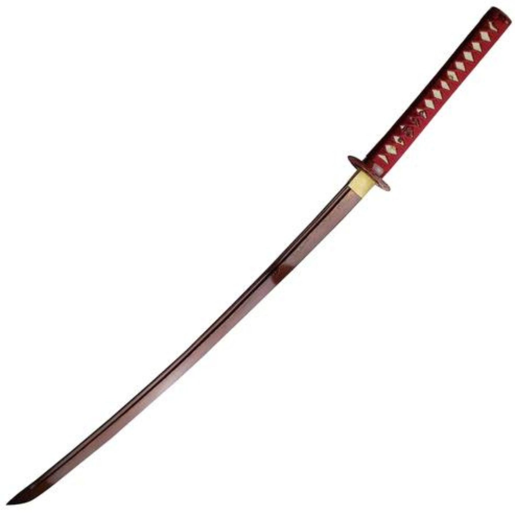 Rare Red Damascus Steel Katana