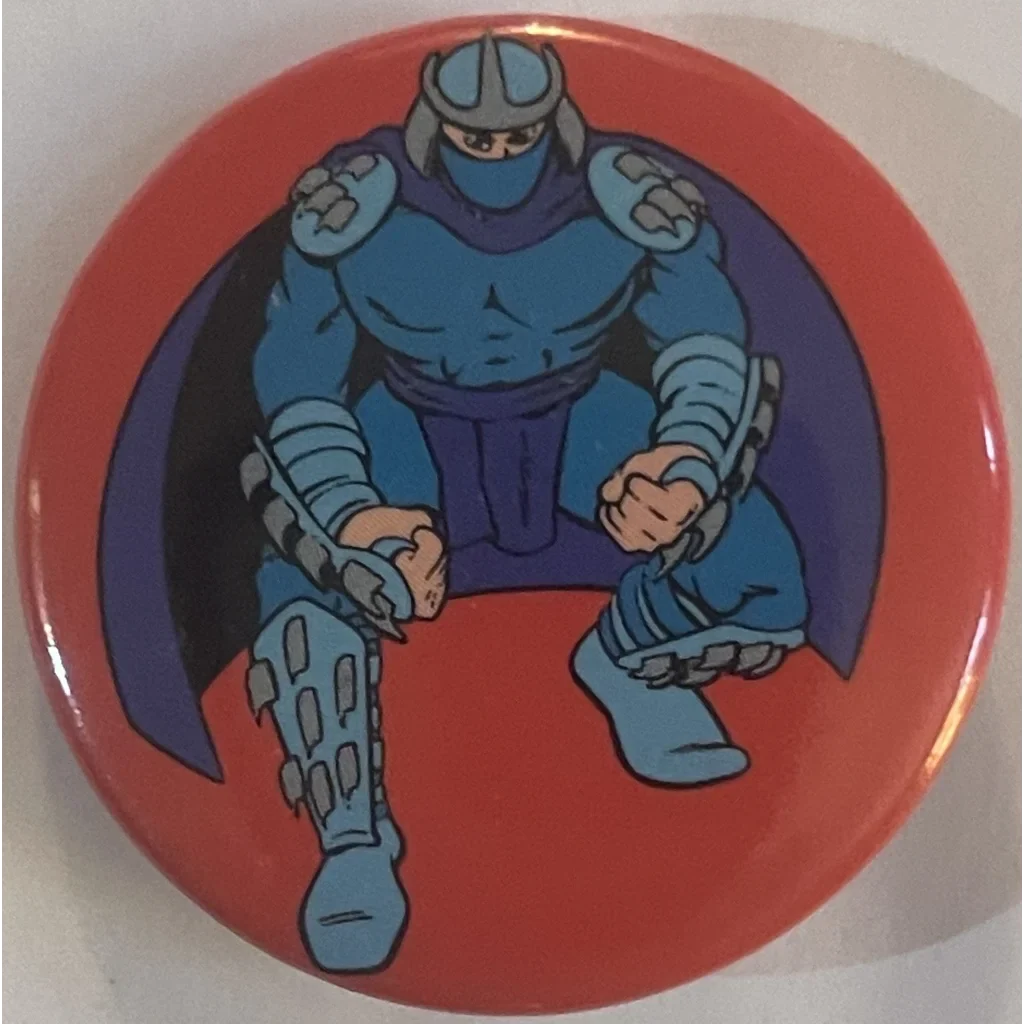 Rare Vintage Shredder Movie Pin – 1990 TMNT Film Promotional Pin