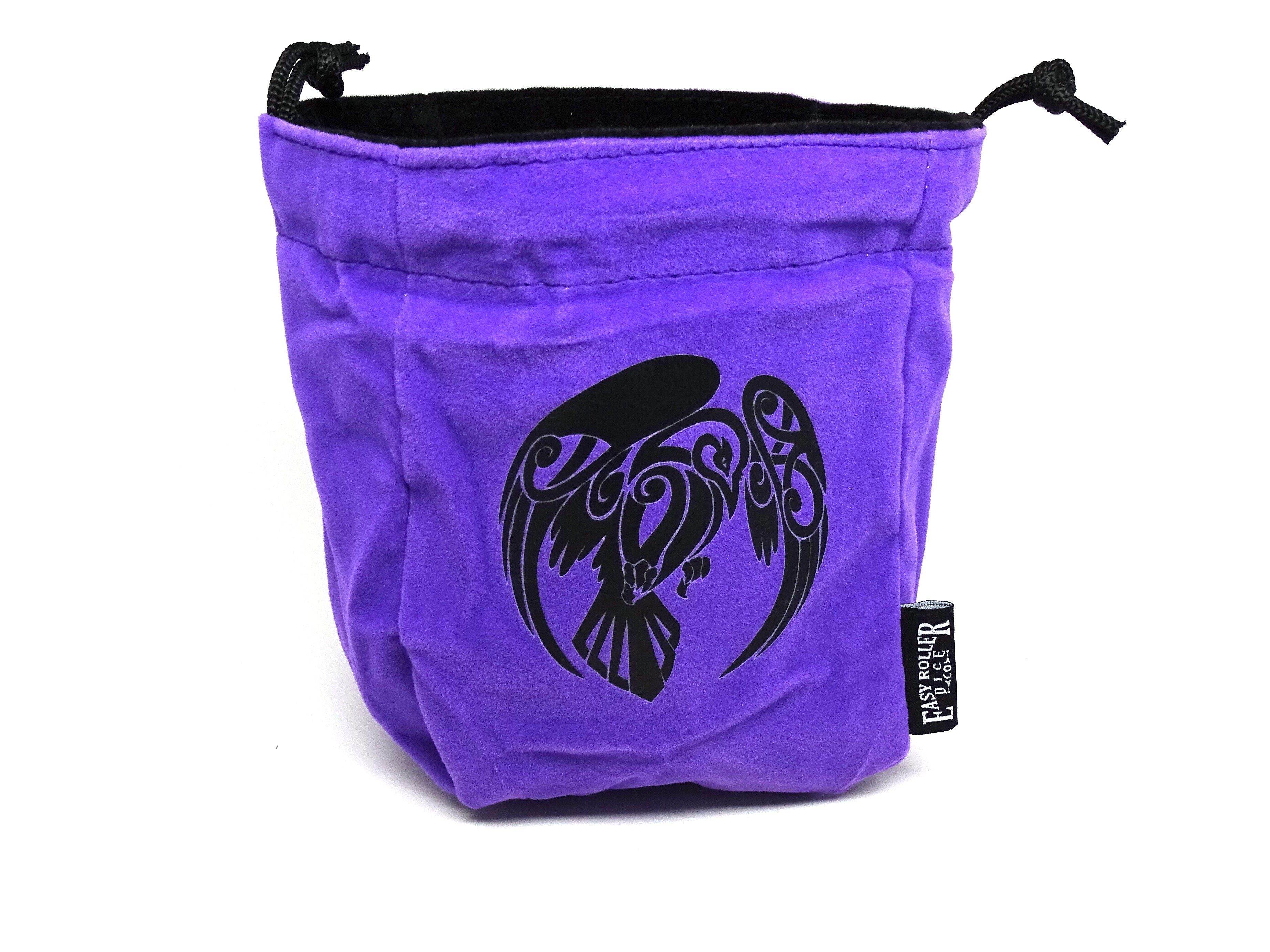 Raven Reversible Microfiber Self-Standing Large Dice Bag - 