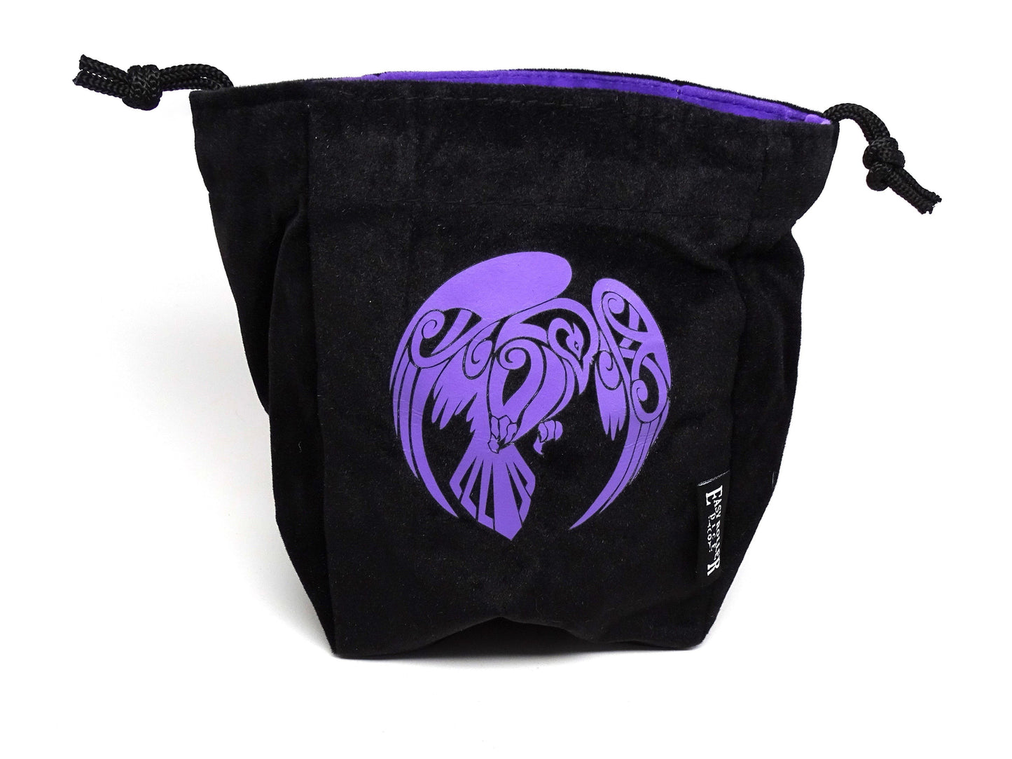 Raven Reversible Microfiber Self-Standing Large Dice Bag