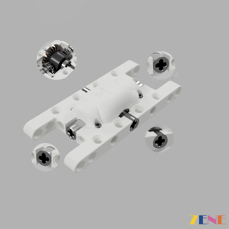 RC Customized High Performance Metal Accessories for LEGO Motorized Brushless Parts