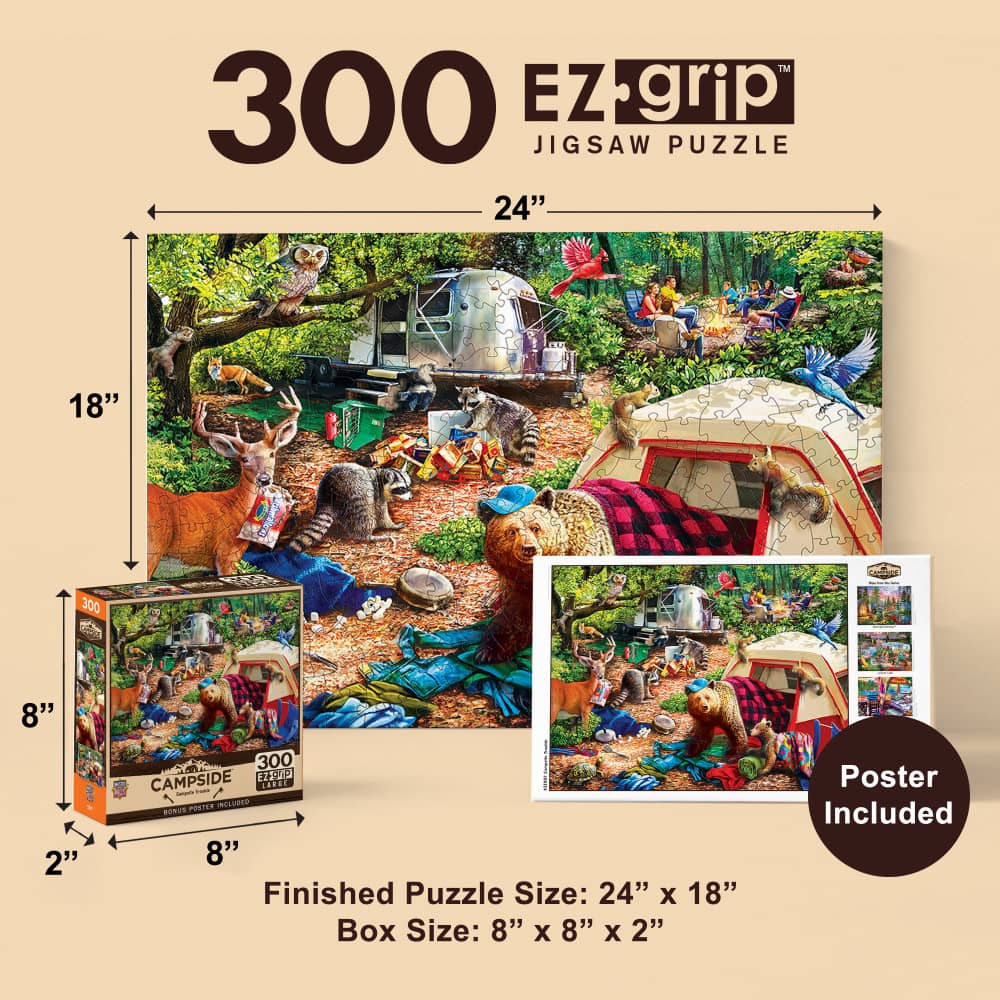 Campside - Campsite Trouble 300 Piece EZ Grip Jigsaw Puzzle